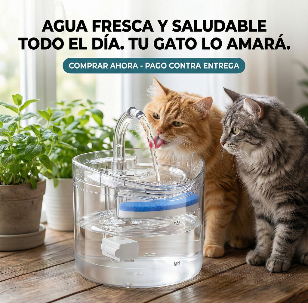 Bebedero Fuente De Agua Silencioso